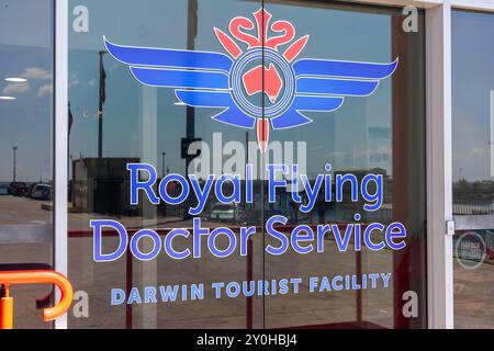 Royal Flying Doctor Service im RFDS Darwin Tourist Facility, Stokes Hill Wharf, Darwin Waterfront Precinct, Darwin, Northern Territory, Australien Stockfoto