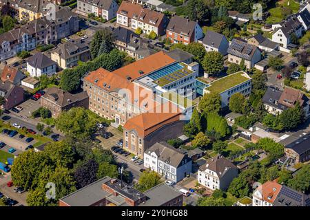 Luftbild, Städtisches Ratsgymnasium, Gladbeck, Ruhrgebiet, Nordrhein-Westfalen, Deutschland ACHTUNGxMINDESTHONORARx60xEURO *** Luftansicht, Städtisches Ratsgymnasium, Gladbeck, Ruhrgebiet, Nordrhein-Westfalen, Deutschland ATTENTIONxMINDESTHONORARx60xEURO Stockfoto