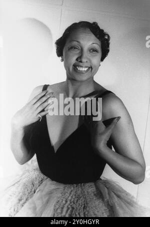 Josephine Baker, Josephine Baker, Freda Josephine Baker (1906–1975), eingebürgert als Joséphine Baker, französische Tänzerin, Sängerin und Schauspielerin. Stockfoto