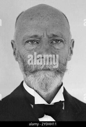 Willem Einthoven (1860–1927) niederländischer Arzt und Physiologe. Stockfoto