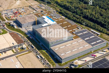 Luftbild, Industriepark Schalker Verein, Europastraße, bilstein Gruppe mit Baustelle und Neubau, Gelsenkirchen-Bulmke-Hüllen, Gelsenkirchen, Ruhrgebiet, Nordrhein-Westfalen, Deutschland ACHTUNGxMINDESTHONORARx60xEURO *** Luftansicht, Industriepark Schalker Verein, Europastraße, bilstein-Gruppe mit Baustelle und Neubau, Gelsenkirchen Bulmke Hüllen, Gelsenkirchen, Ruhrgebiet, Nordrhein-Westfalen, Deutschland ATTENTIONxMINDESTHONORARx60xEURO Stockfoto