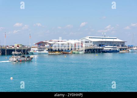 Stokes Hill Wharf, Darwin Waterfront Precinct, City of Darwin, Northern Territory, Australien Stockfoto