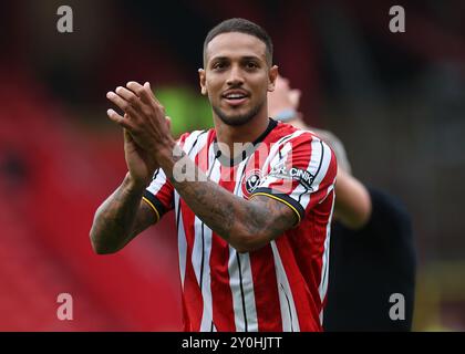 Sheffield, Großbritannien. September 2024. Vinícius Souza von Sheffield United während des Sky Bet Championship Matches in der Bramall Lane, Sheffield. Der Bildnachweis sollte lauten: Simon Bellis/Sportimage Credit: Sportimage Ltd/Alamy Live News Stockfoto