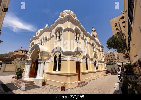 Marienkirche in Zeitoun, Marienkirche, unsere Lieben Frau von Zeitoun, Zeitoun (Zeitun), Kairo, Ägypten, Nordafrika, Afrika Stockfoto