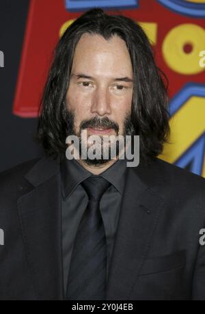 Keanu Reeves bei der Uraufführung von „Toy Story 4“ am 11. Juni 2019 im El Capitan Theater in Hollywood, USA Stockfoto