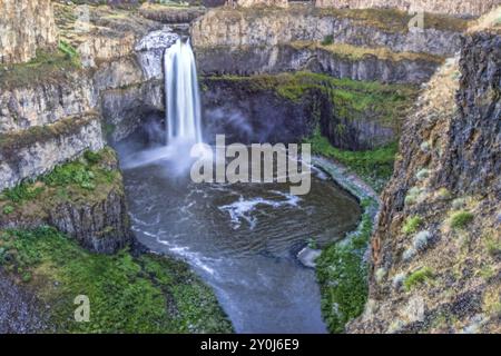 Der majestätische Palouse fällt im östlichen Zentralstaat Washington Stockfoto