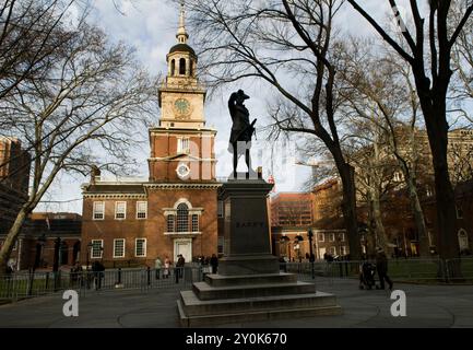 Independence Hall in Philadelphia Stockfoto