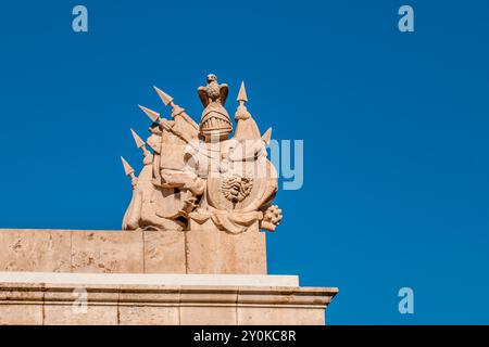 Die Puerta de la Mar (Tor zum Meer) Bögen, Plaza de la Puerta del Mar, Valencia, Spanien. Stockfoto