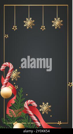 frohe weihnachtsgrußkarte mit weihnachtsbaum, weihnachtsgrußkarte mit weihnachtsbaumvektor, frohe weihnachtskarte, frohe weihnachtsfahne Stock Vektor