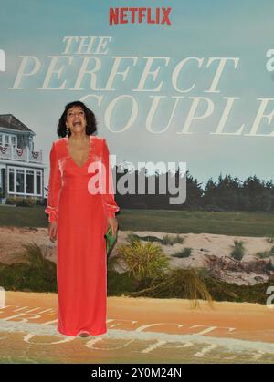 London, Großbritannien. September 2024. Susanne Bier bei der Premiere der britischen Fernsehserie „The Perfect Couple“, Odeon BFI Imax, Charlie Chaplin Walk, Waterloo, am Montag, den 2. September 2024 in London, England, Großbritannien. CAP/CAN © CAN/Capital Pictures Credit: Capital Pictures/Alamy Live News Stockfoto