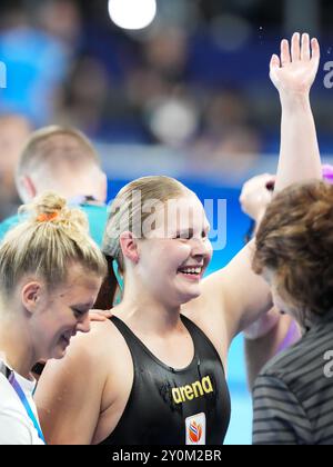 Nanterre, Frankreich. September 2024. NANTERRE, FRANKREICH – 3. SEPTEMBER: Lisette Bruinsma aus den Niederlanden tritt 2024 am 3. September 2024 in Nanterre in der 200 m langen Medley-Einzelrunde der Frauen an. (Foto von Patrick Goosen/BSR Agency) Credit: BSR Agency/Alamy Live News Stockfoto
