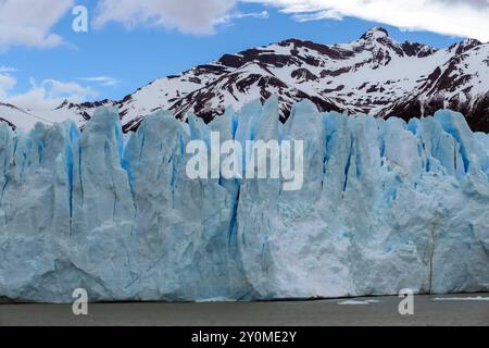 Argentinisches Patagonien: Der Perito Moreno-Gletscher bei El Calafate Stockfoto