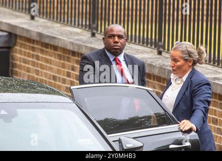 London, England, Großbritannien. September 2024. Außenminister DAVID LAMMY, kommt zur Kabinettssitzung. (Kreditbild: © Tayfun Salci/ZUMA Press Wire) NUR REDAKTIONELLE VERWENDUNG! Nicht für kommerzielle ZWECKE! Stockfoto