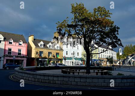 Der Diamant in Donegal Town, Irland. Stockfoto