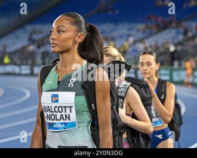 Revee Walcott-Nolan (Großbritannien), 1500 m Frauen, Golden Gala Pietro Mennea Diamond League Athletics 2024, Rom, Italien Stockfoto