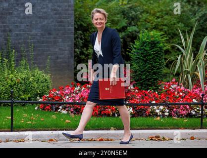 London, Großbritannien. September 2024. Innenministerin Yvette Cooper, in der Downing Street zu einer Kabinettssitzung. Quelle: Karl Black/Alamy Live News Stockfoto