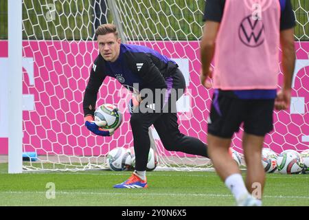 Herzogenaurach, Deutschland. September 2024. Torhüter Marc Andre TER STEGEN (DE), Action, deutsche Fußballnationalmannschaft, Training in Herzogenaurach am 3. September 2024? Quelle: dpa/Alamy Live News Stockfoto