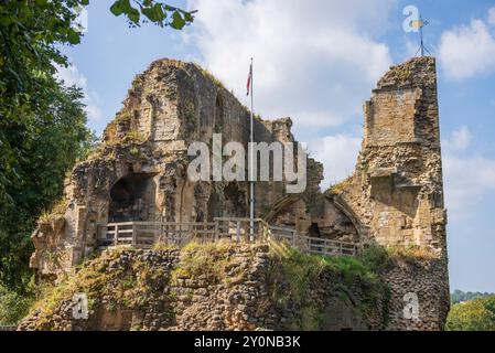 Ruine von Knaresborough Castle, North Yorkshire Stockfoto