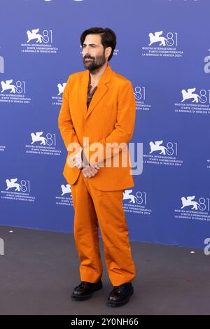 Lido Di Venezia, Italien. September 2024. Jason Schwartzman nimmt am 3. September 2024 am „Queer“-Fotogespräch während des 81. Internationalen Filmfestivals von Venedig im Palazzo del Casino in Venedig Teil. © Foto: Cinzia Camela. Quelle: Live Media Publishing Group/Alamy Live News Stockfoto