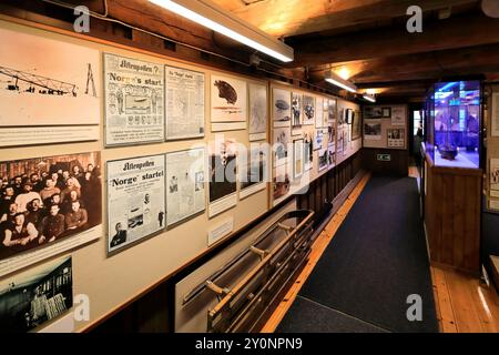 Das Polar Museum oder Polarmuseet, Tromso Stadt, Nordnorwegen Stockfoto