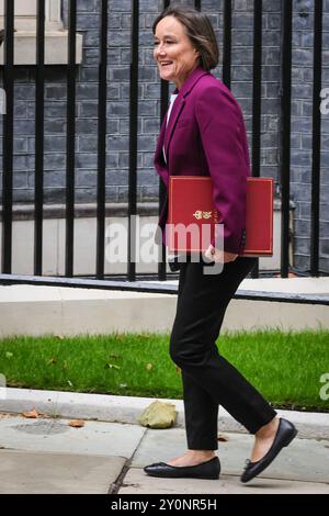 London, Großbritannien. September 2024. Jo Stevens, Staatssekretär für Wales, Parlamentsabgeordneter Cardiff East. Minister der Starmer-Regierung nehmen an der Kabinettssitzung in der Downing Street Teil. Quelle: Imageplotter/Alamy Live News Stockfoto