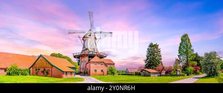 Windmühle Endewecht, Deutschland Stockfoto