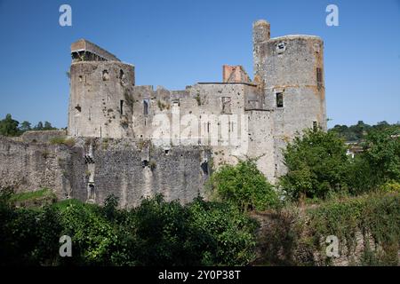 Chateau de Clisson, Clisson, Loire-Atlantique, Frankreich Stockfoto