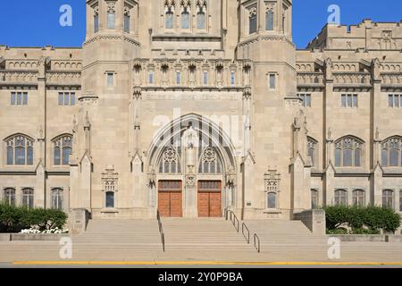 Scottish Rite Cathedral (Fragment) in Indianapolis, Indiana Stockfoto