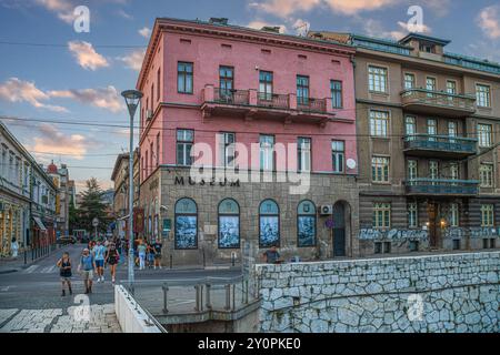 Erzherzog Ferdinand Memorial, Sarajevo, Bosnien und Herzegowina Stockfoto