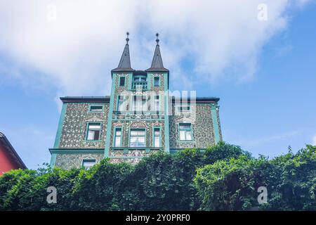 Glasscherbenvilla Broken Glass Villa oder Ostuzzi Villa Passau Niederbayern, Niederbayern Bayern, Bayern Deutschland Stockfoto