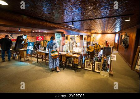 Die Hamlet & Co Sattelmacher und Lederarbeiten nach Maß. Pendleton OR, USA. Stockfoto