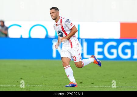 Florenz, Italien. September 2024. Gianluca Caprari von AC Monza während des Spiels der Serie A Enilive zwischen ACF Fiorentina und AC Monza im Stadio Artemio Franchi am 1. September 2024 in Florenz. Quelle: Giuseppe Maffia/Alamy Live News Stockfoto