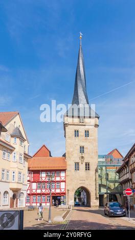 Stadttor Westerturm Duderstadt Niedersachsen, Niedersachsen Deutschland Stockfoto