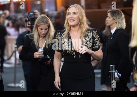 London, Großbritannien. September 2024. Im Bild: Kate Winslet nimmt an der britischen Premiere von Lee am Odeon Luxe Leicester Square Teil. Quelle: Justin Ng/Alamy Live News Stockfoto