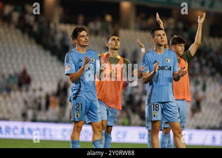 Inigo Cordoba, Aitor Cordoba, das während des LaLiga 2 Hypermotion-Spiels zwischen den Teams von Cordoba CF und Burgos CF im Estadio Nuevo Arcangel (Maciej Rog Stockfoto