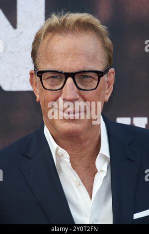 Kevin Kostner (Hauptdarsteller, Regisseur), HORIZON, roter Teppich zur deutschen Premiere im ZOO-PALAST, Berlin, 04.08.2024 Stockfoto