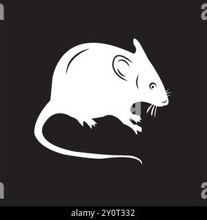Maussymbol Vektorillustration einfaches Design Stock Vektor