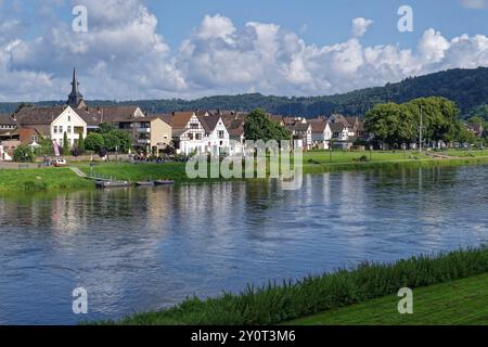 Münchhausen Stadt Bodenwerder an der Weser. Bodenwerder, Weserbergland, Niedersachsen, Deutschland, Europa Stockfoto