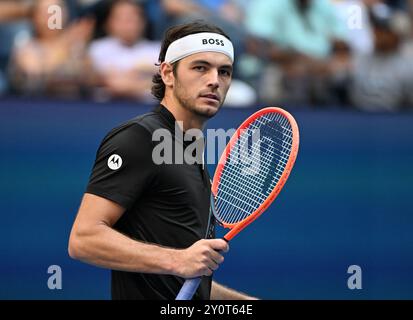 Flushing NY, USA. September 2024. **KEINE ZEITUNGEN** Taylor Fritz gegen Alexander Zverev im Arthur Ashe Stadium im USTA Billie Jean King National Tennis Center am 3. September 2024 in Flushing Queens. Quelle: Mpi04/Media Punch/Alamy Live News Stockfoto