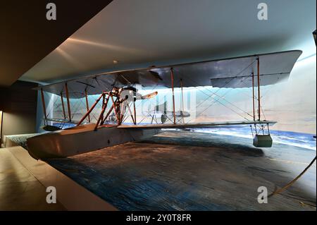 Hermann Goerings World war One Flugzeugsammlung im Krakauer Luftfahrzeugmuseum. Stockfoto