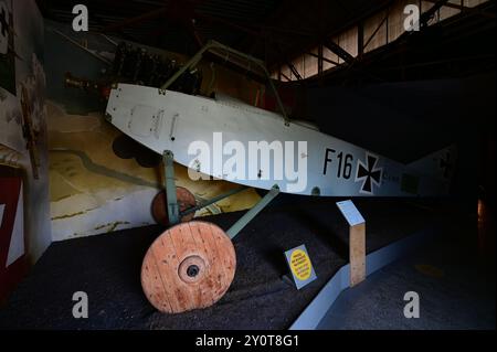 Hermann Goerings World war One Flugzeugsammlung im Krakauer Luftfahrzeugmuseum. Stockfoto