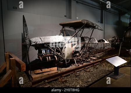 Hermann Goerings World war One Flugzeugsammlung im Krakauer Luftfahrzeugmuseum. Stockfoto