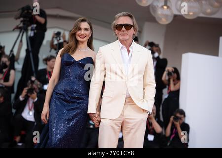 Venedig, Italien. September 2024. Daniel Craig und Rachel Weisz nehmen am 3. September 2024 auf dem „Queer“-roten Teppich während des 81. Internationalen Filmfestivals von Venedig in Venedig Teil (Foto: Luca Carlino/NurPhoto).0 Credit: NurPhoto SRL/Alamy Live News Stockfoto