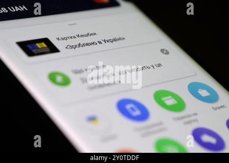Nicht exklusiv: KIEW, UKRAINE - 2. SEPTEMBER 2024 - die Registrierung der Verbraucher für das nationale Cashback-Programm beginnt am 2. September, Kiew, Capi Stockfoto