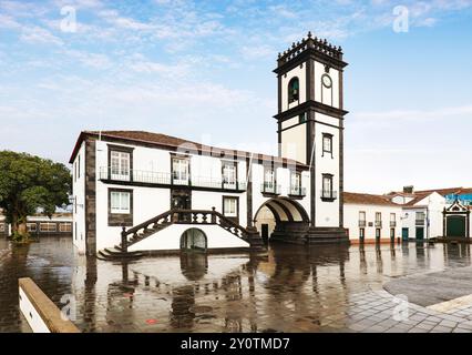 Azoren - die Stadt Ribeira Grande auf der Insel São Miguel, Portugal Stockfoto