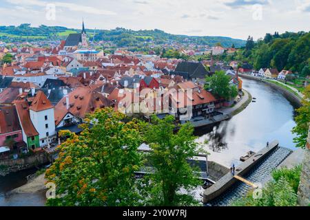 Ceski Krumlov Stockfoto
