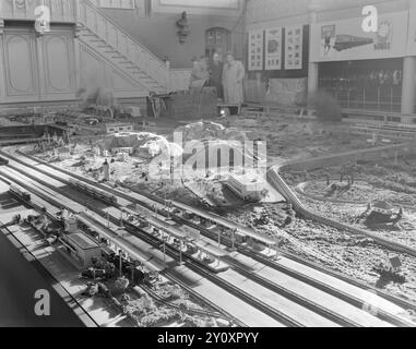 Aktuell 21-195. Lilleputbanen in Oslo. Die größte und vollständigste Modellbahn der Welt ist derzeit im Missionshaus von Calmeyergaten in Oslo zu sehen. Foto: Sverre A. Børretzen / aktuell / N TB ***Foto ist nicht bearbeitet*** dieser Bildtext wird automatisch übersetzt Stockfoto