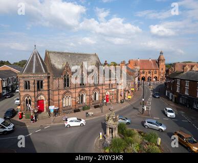 Sandbach, Das Literaturinstitut, Cheshire, England Stockfoto