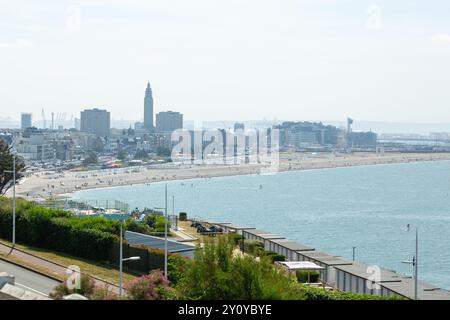 Skyline von Le Havre Normandie Frankreich Stockfoto