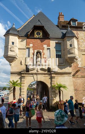 La Lieutenance de Honfleur im alten Hafen, Vieux Bassin, Normandie, Frankreich Stockfoto